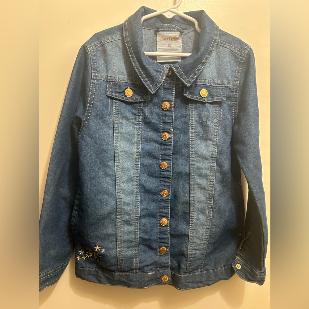 Girls Lemon Kiss Jean Jacket Size 10